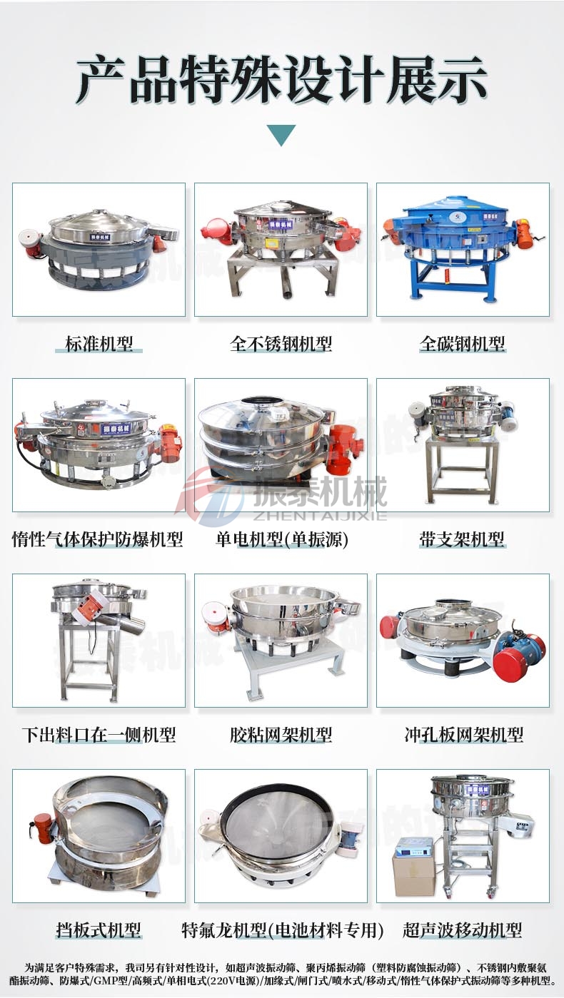  氫氧化鈷直排篩產品詳細設計展示